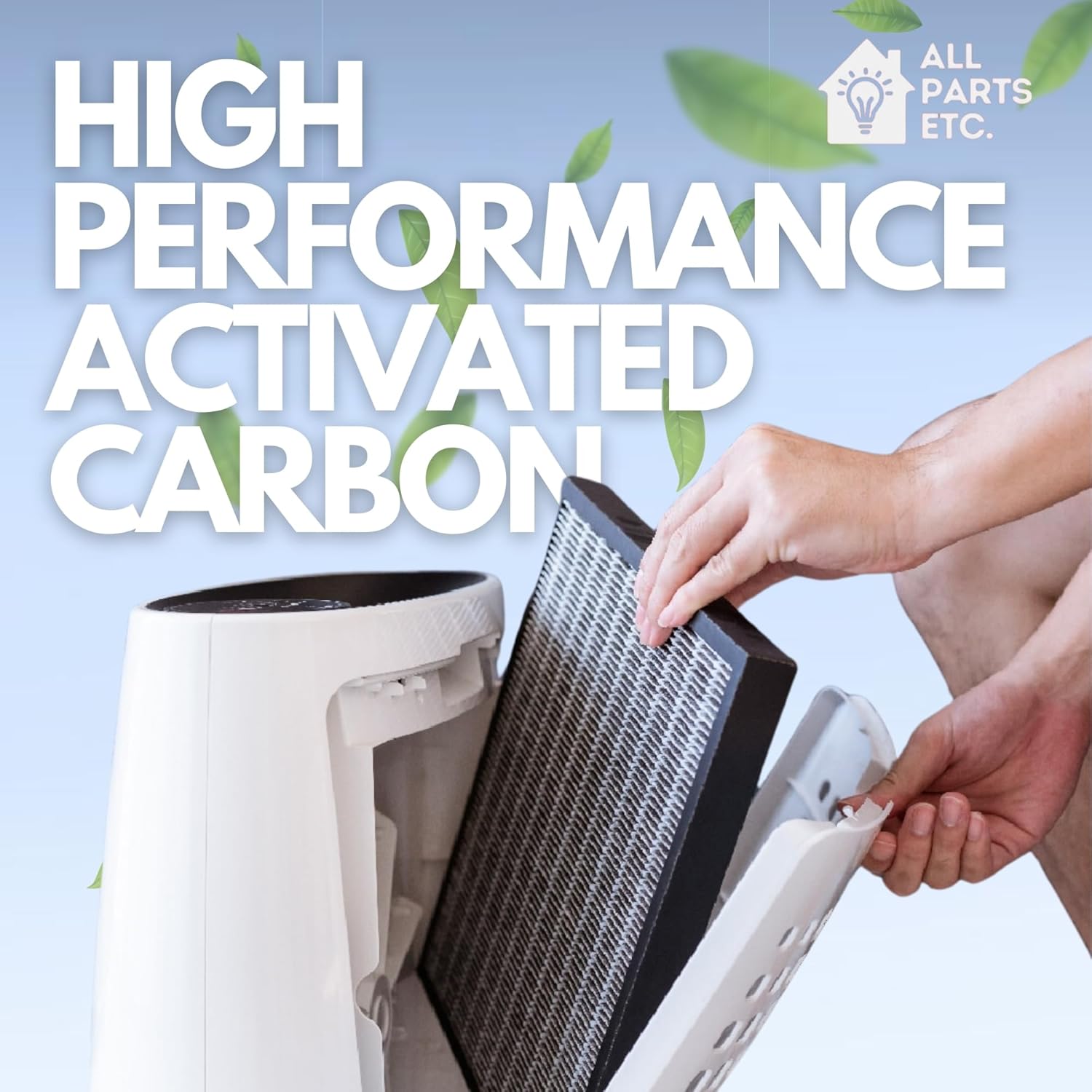 Activated Carbon Air Filter 11"x11" - Cut to Fit (20-Pack), Anti-Odor Charcoal Filter Sheets for Air Purifier, Vent Hoods, Vacuum Cleaners, Aquariums, Kitchen, and Home Use - 1/8" Thick