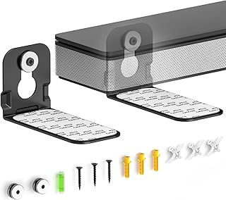 2PCS Sound Bar Mounts Under TV Universal Soundbar Wall Mount for Samsung
