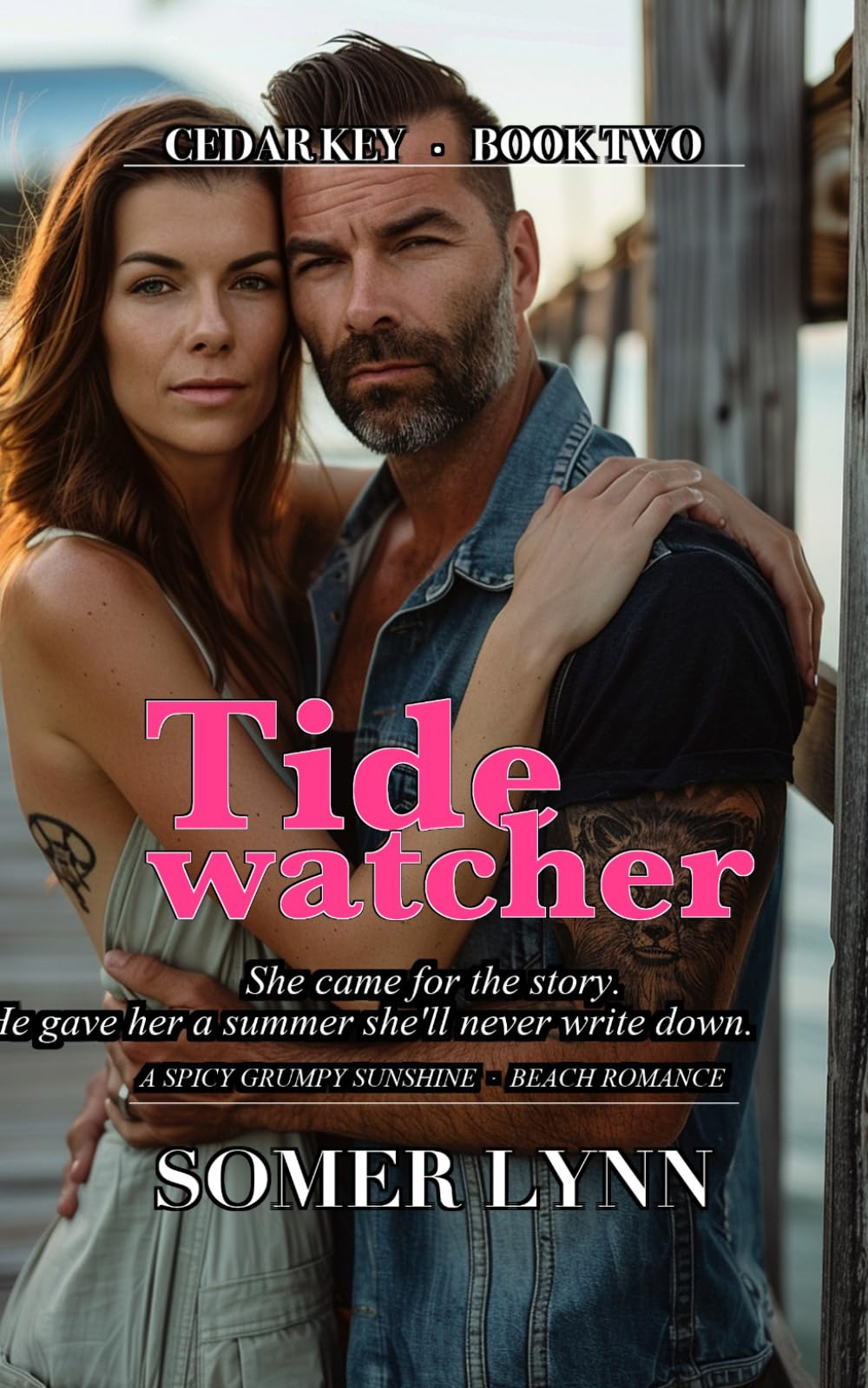 Tidewatcher: A Spicy Grumpy Sunshine Beach Romance (Cedar Key Book 2)
