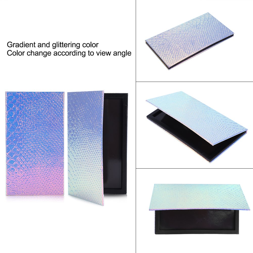 Tavolozza Ombretti Vuota Magnetica 18x10 cm, Palette Trucco Fai Te con Effetto Cangiante Scatola Porta Cosmetici per Rosa, Fondotinta, Cipria, Viaggio