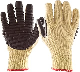 Impacto VI4742 Blade Anti-Vibration Anti Slash Glove, Yellow Xlarge