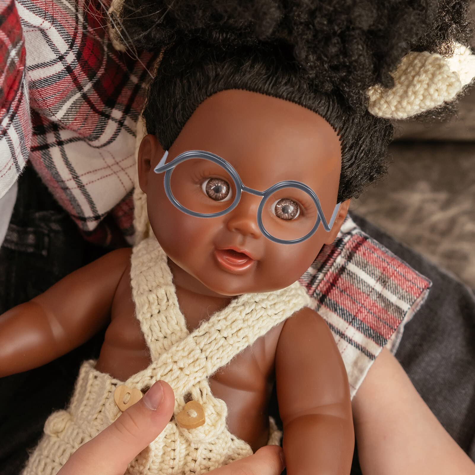 TOYANDONA 20Pcs Mini Doll Glasses: Toy Miniature Glasses Doll No Lenses Eyeglasses 3.7CM Toy Eyeglasses For Cosplay Fancy Dress Posing Props Party Glasses Costume Accessories Halloween - Image 4