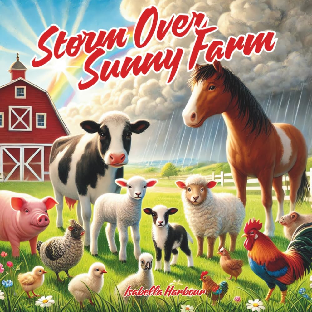 Storm Over Sunny Farm: A Gentle Farm Story About Bravery, Friendship, and Weathering Life’s Storms Ages 3 to 5