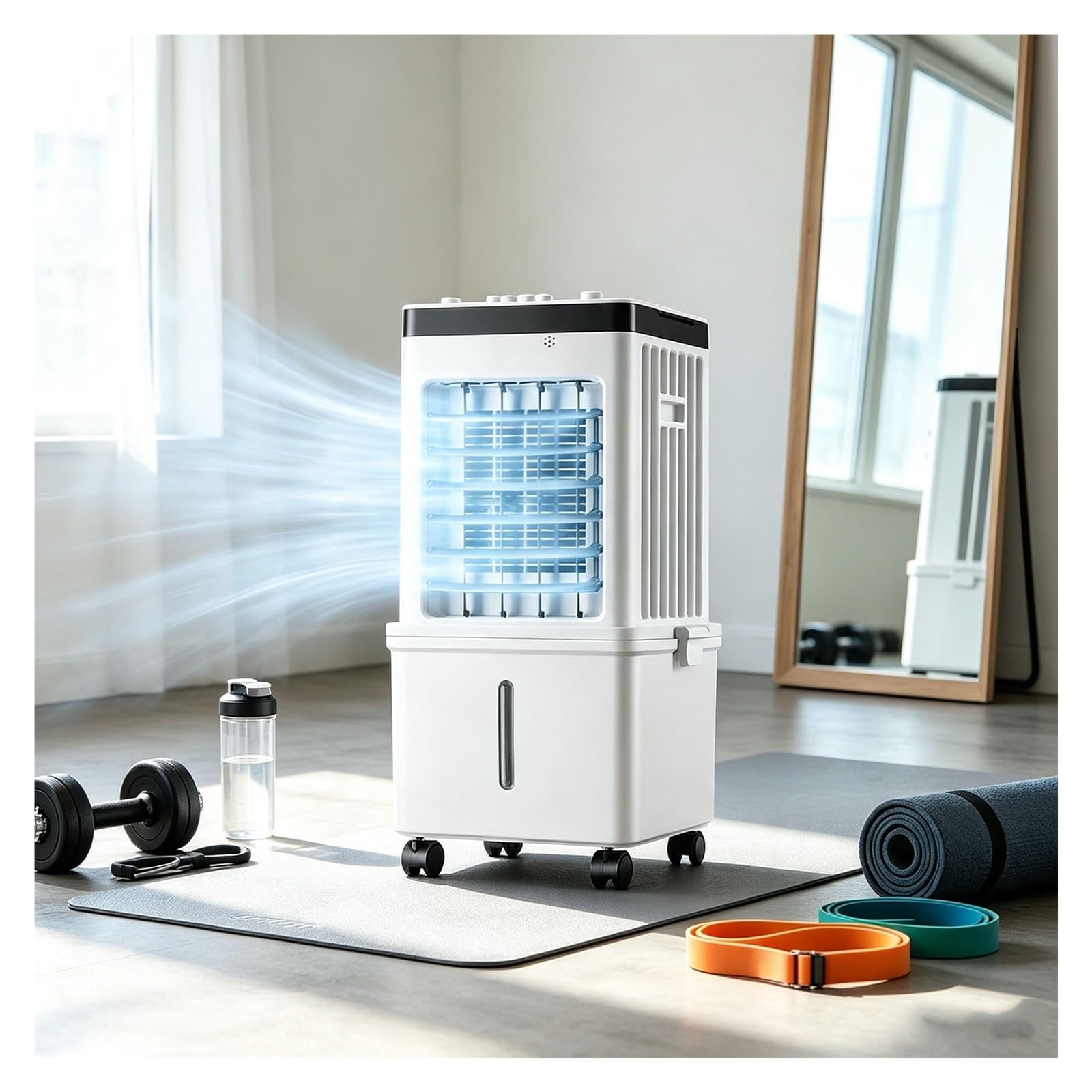 JYHHCYS Portátiles Climatizador Evaporativo con Tanque, De 3 Velocidades