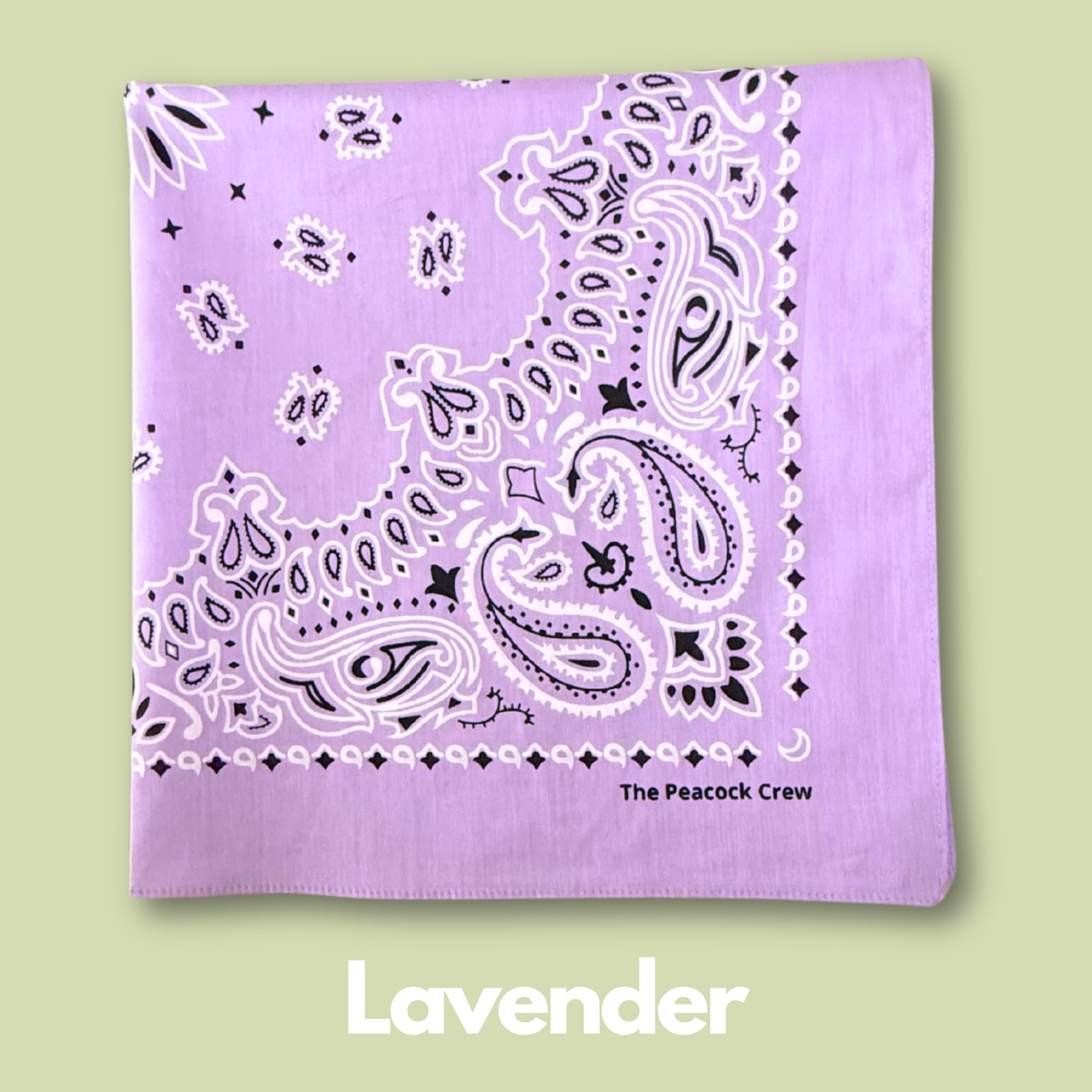 Premium Soft Cotton Designer Bandanas Pack for Men and Women 22 x 22 inches