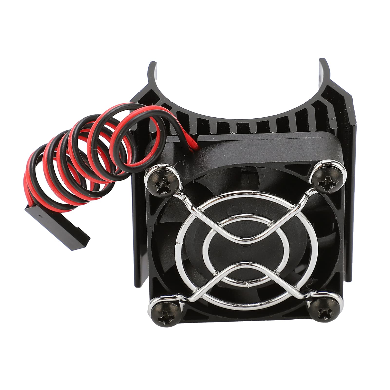 3650 3100KV Wasserdichter Brushless - Motor mit 4 Polen, 60A ESC und Kühlkörper - Set, für 1/10 RC - Auto, Aluminium - Kühlkörper, 900 W, 2–3S LiPo - kompatibel