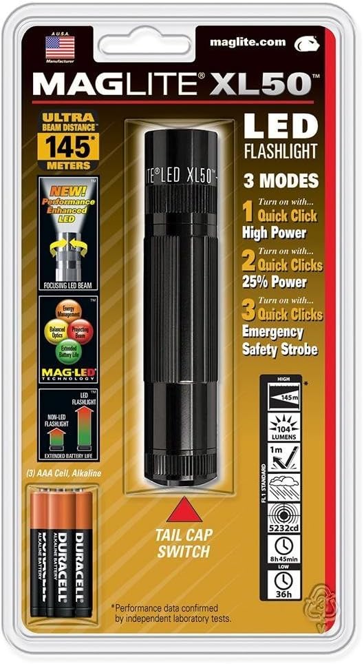 XL50 Led Black-Blister