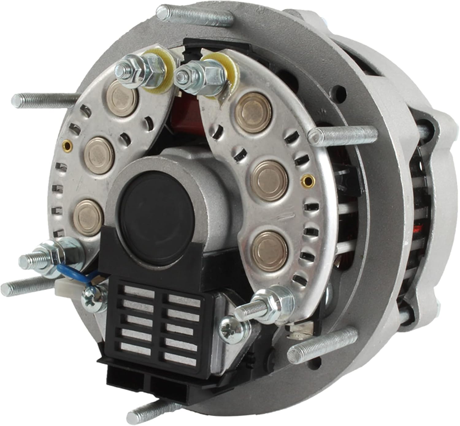 DB Electrical 400-24173 Alternator Compatible with/Replacement for Hatz Diesel CASE 252 75-On AL21X, 50374700, 50374701, 13208 55Amp External Fan Type Internal Regulator BI Rotation 12V