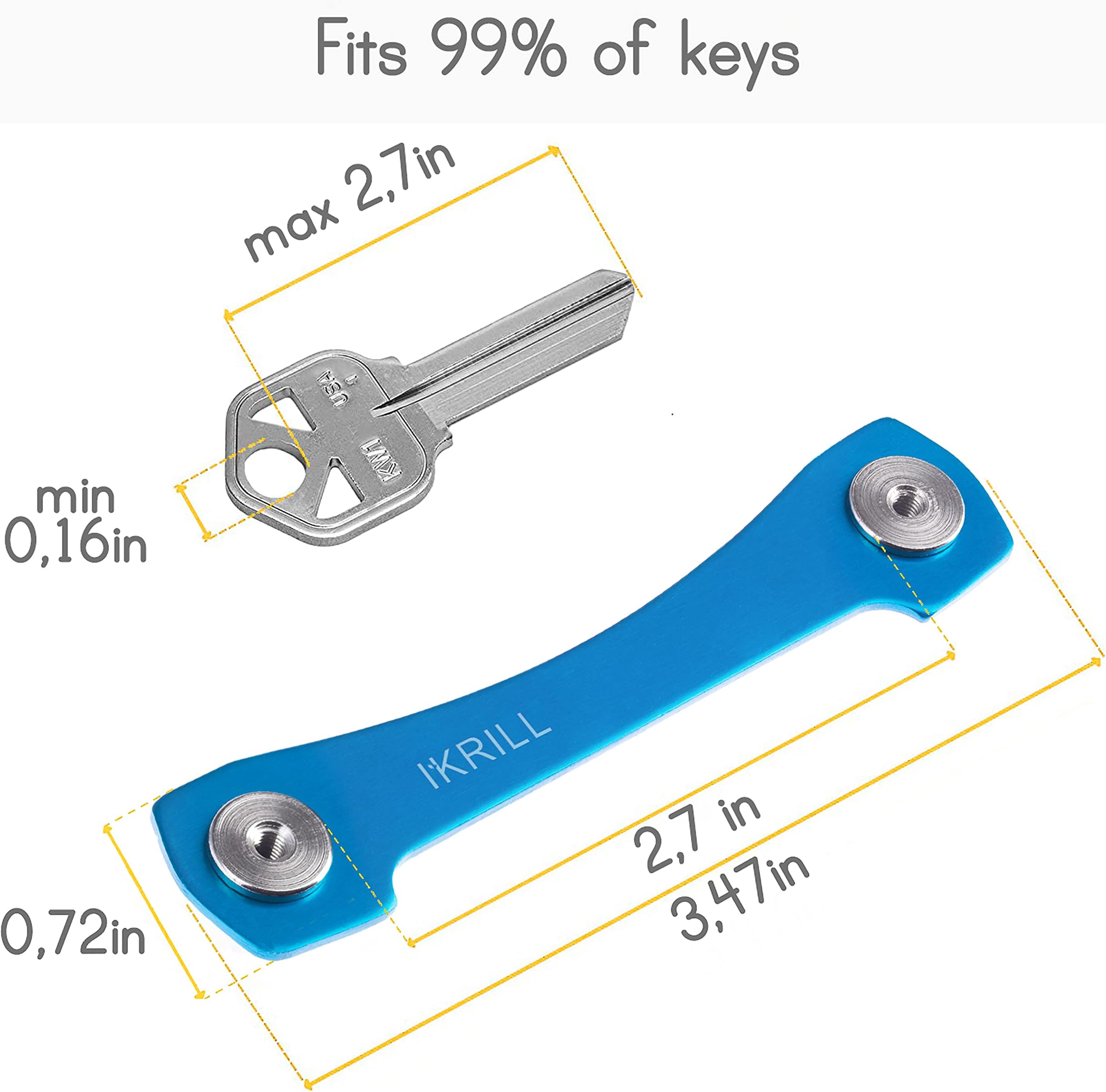 Blue Keychain