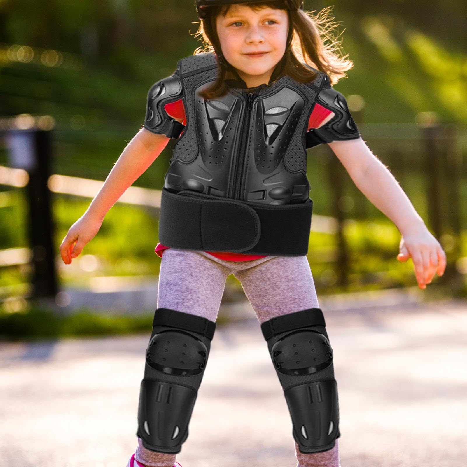 Équipement De Moto Polyvalent pour Enfant - Combinaison De Protection Et Ensemble, Équipement De Moto | Combinaison De Protection De Poitrine pour Motocross, Résistante