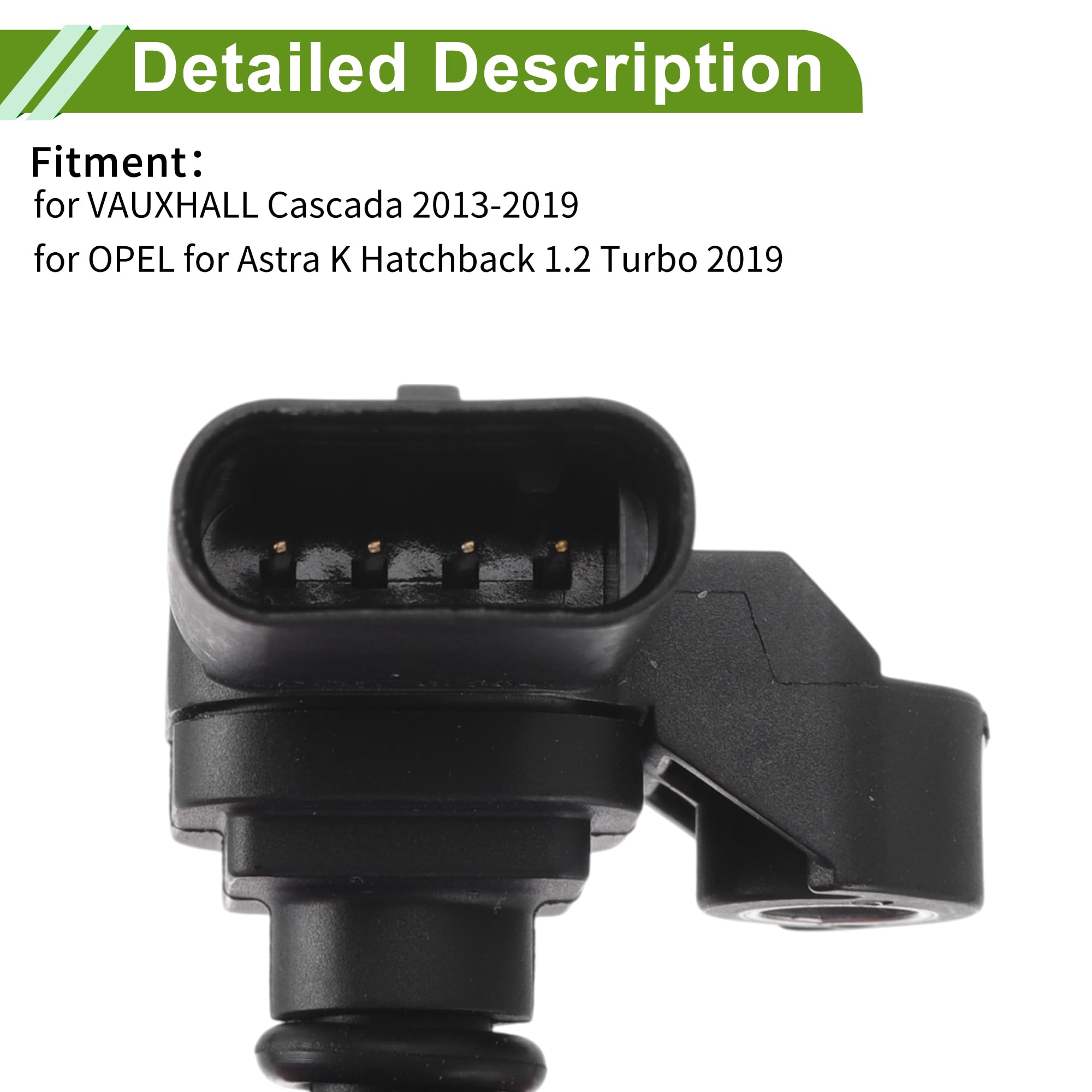 Sensore di pressione assoluta MAP per Vauxhall Cascada 13-19 Opel Astra K 1.2 Turbo 2019 55493483 0828000580 12713907