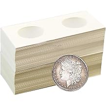 Ufurty 100PCS Cardboard Coin Holders Flips Coin Collection Cover Case Collectors Coin Storage Organizer Paper Clips 2 x 2inch by Rely2016 100