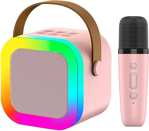 Juguete de máquina de micrófono de karaoke para niños, regalo de cumpleaños de Navidad para niñas de 4 a 12 años, juguetes de karaoke para niñas de