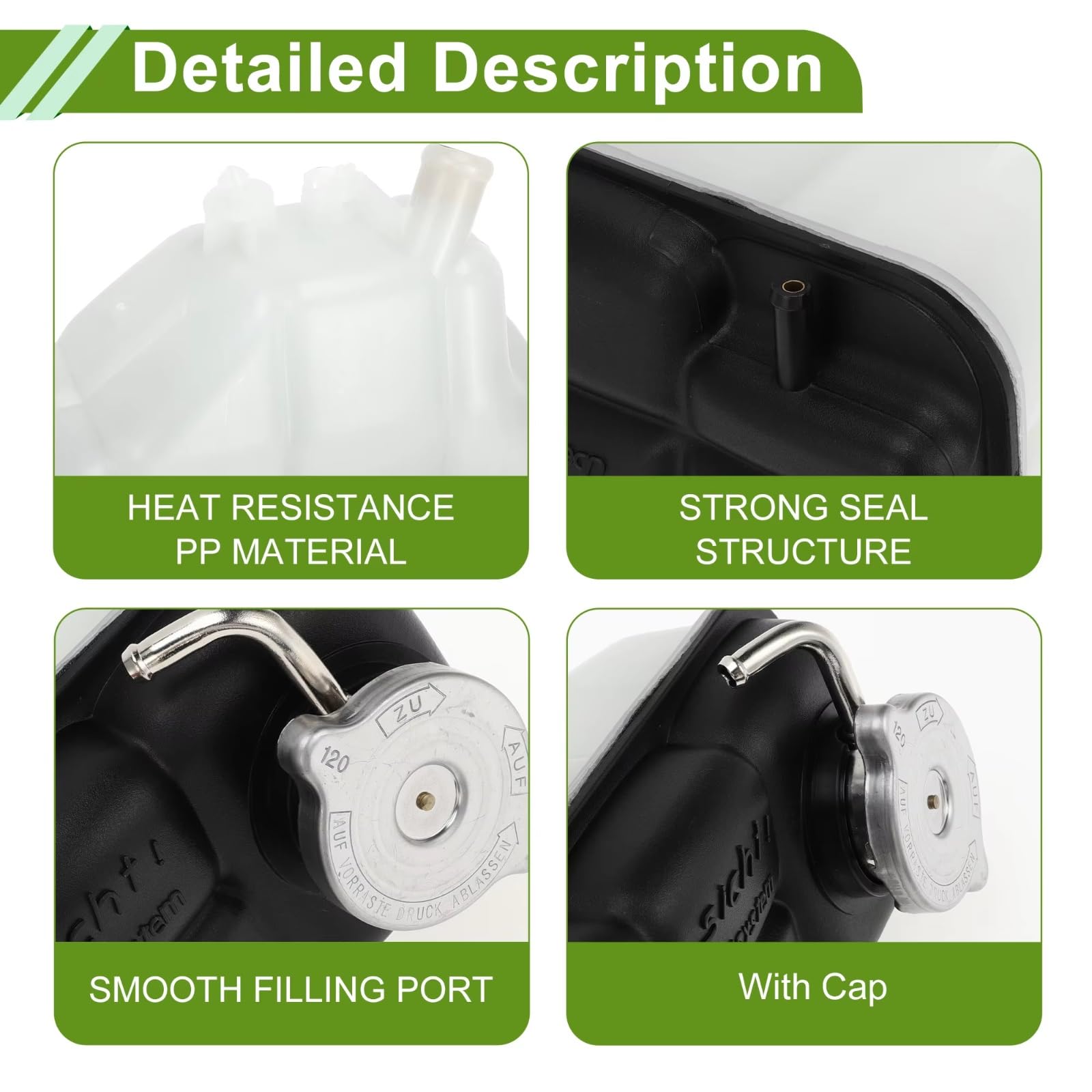 Compatibile Con Benz Per C230 2.3L L4 1994 1995 1996 1997 1998 2025000249 Serbatoio Liquido Raffreddamento Serbatoio Espansione Liquido Raffreddamento Motore Vaschetta Radiatore