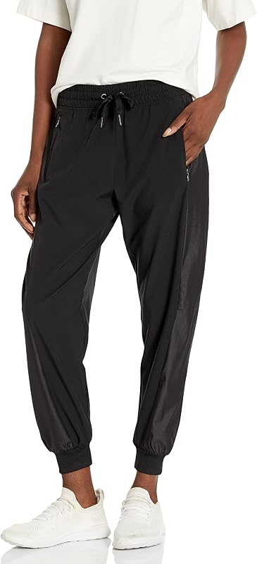 Calvin Klein Performance Womens Shine Blocked Woven Jogger