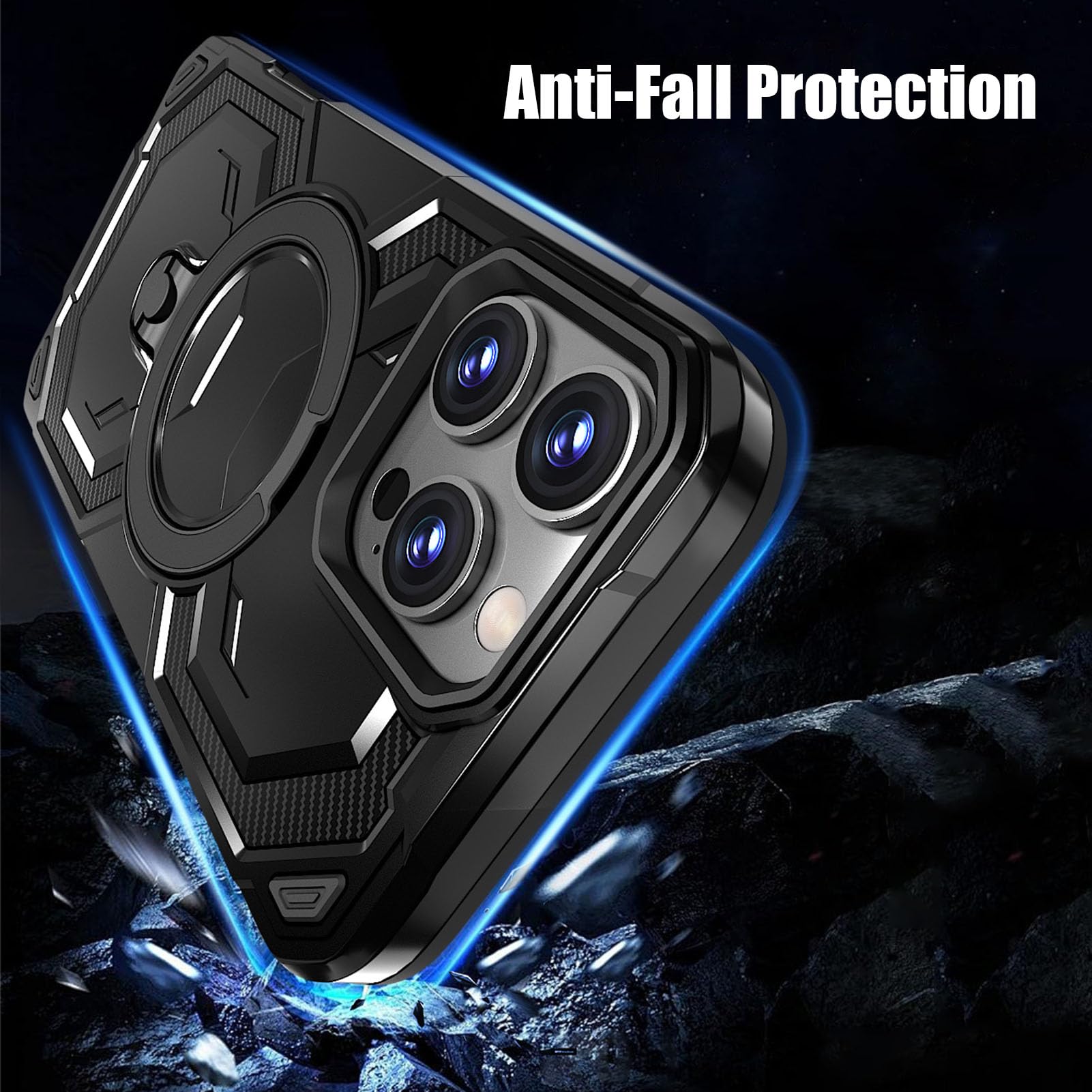 Magnetyczne etui na iPhone'a 17 PRO Max / 17 Pro/Air/17, obrotowy