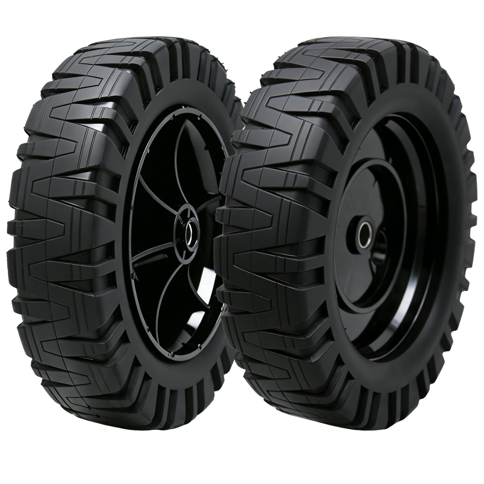 734-2010 - Conjunto de ruedas traseras para cortacésped MTD, ruedas traseras compatibles con cortacésped autopropulsado Cub Cad et SRC621 SR621, cortacésped de empuje Craftsman, reemplaza