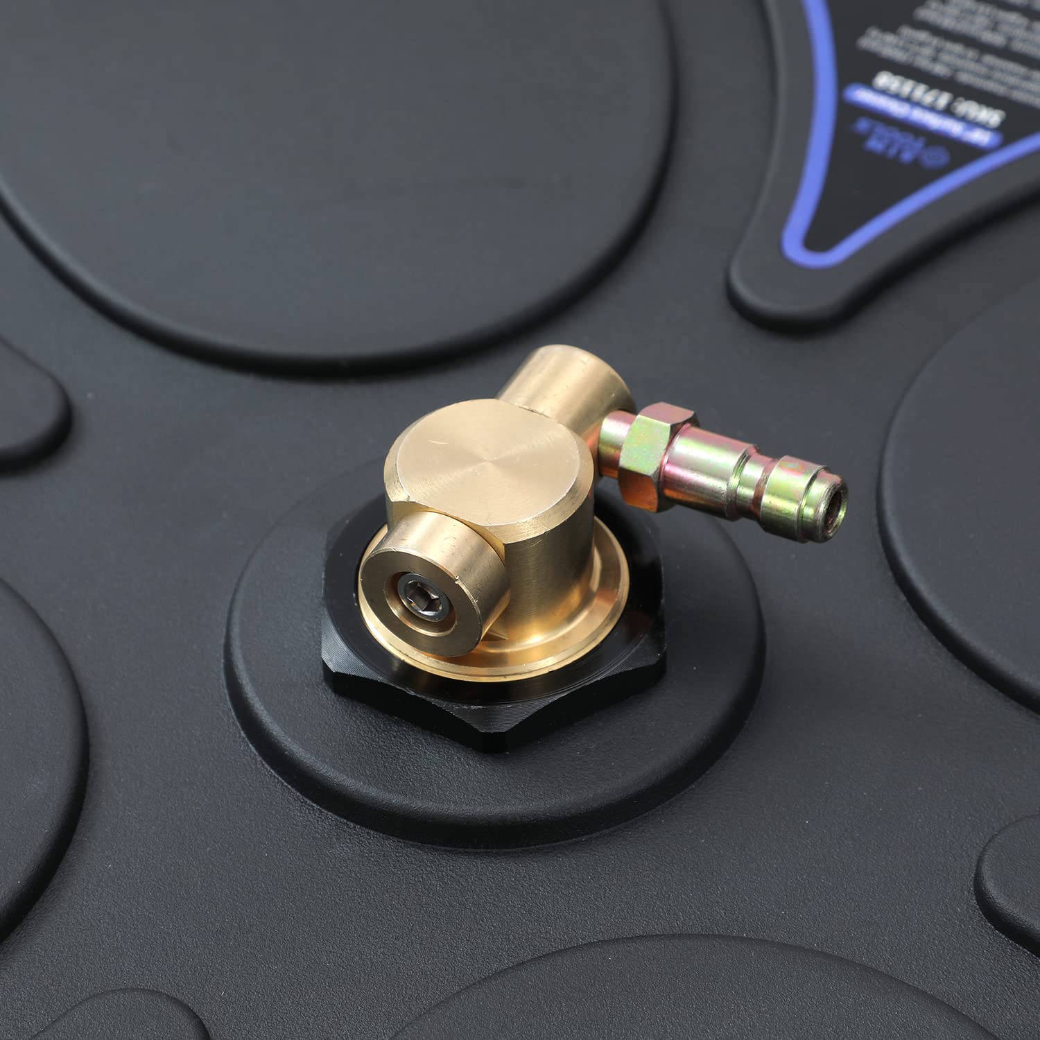 Aim Tools 18 Pulgada Accesorio Limpiador de Superficies de Lavadora a Presión 3600 PSI con 4 Ruedas Giratorias para Limpieza de Suelos, con 2 x 16 Varillas de Extensión y 2 Boquillas