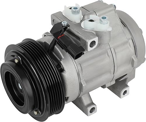 cciyu Compresor de CA para 2007-2008 apto para Ford F-150 4.2L reemplaza CO 10909C AC compresor para automóvil