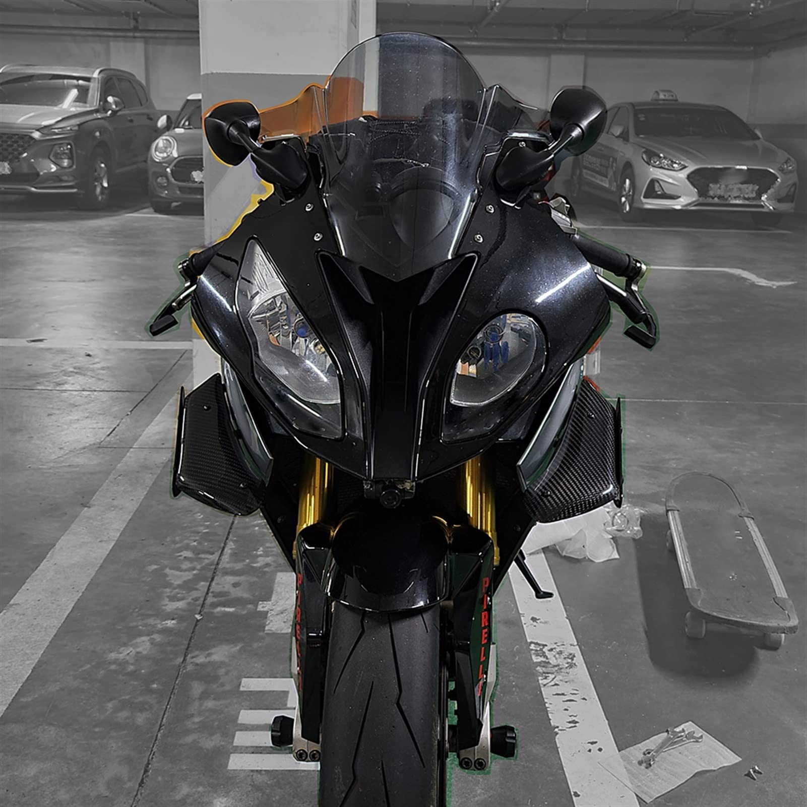 Amazon.co.jp: に適合するBMW S1000RR 2010-2018 HP4フェアリング 