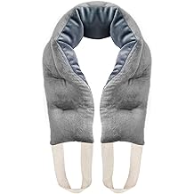 uncn Heating Pad for Neck Shoulders and Back Microwavable Wrap Weighted Neck Warmer 32x5in Microwave Heat Wrap Rice Beanbag Lavender Scented 1.5Pounds