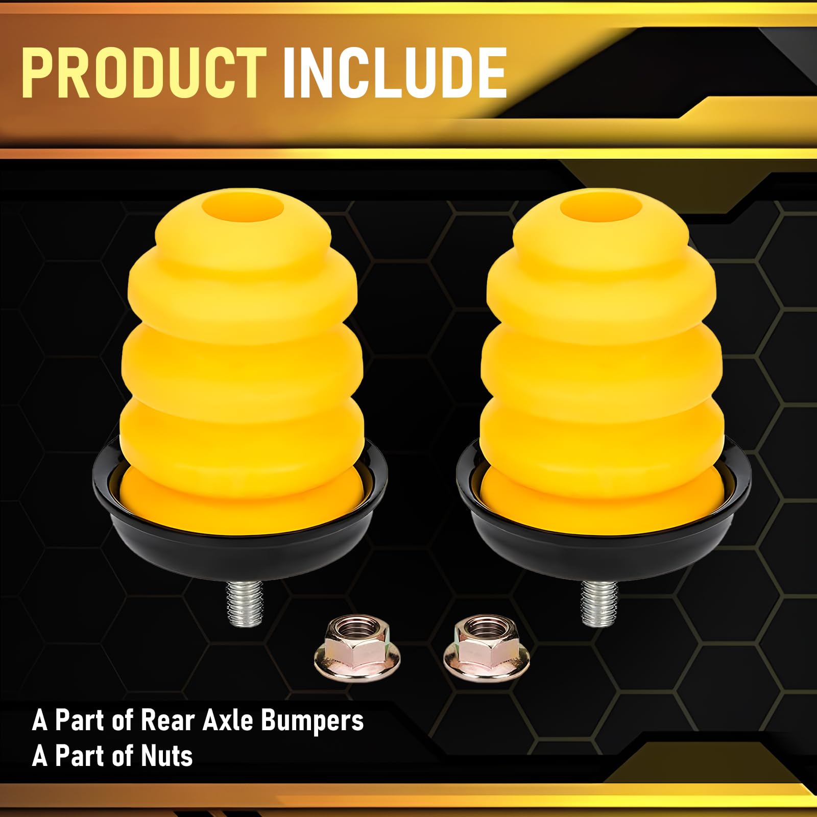 Amazon.com: Rear Axle Bumper with Nuts 15712438 523-049 Compatible  