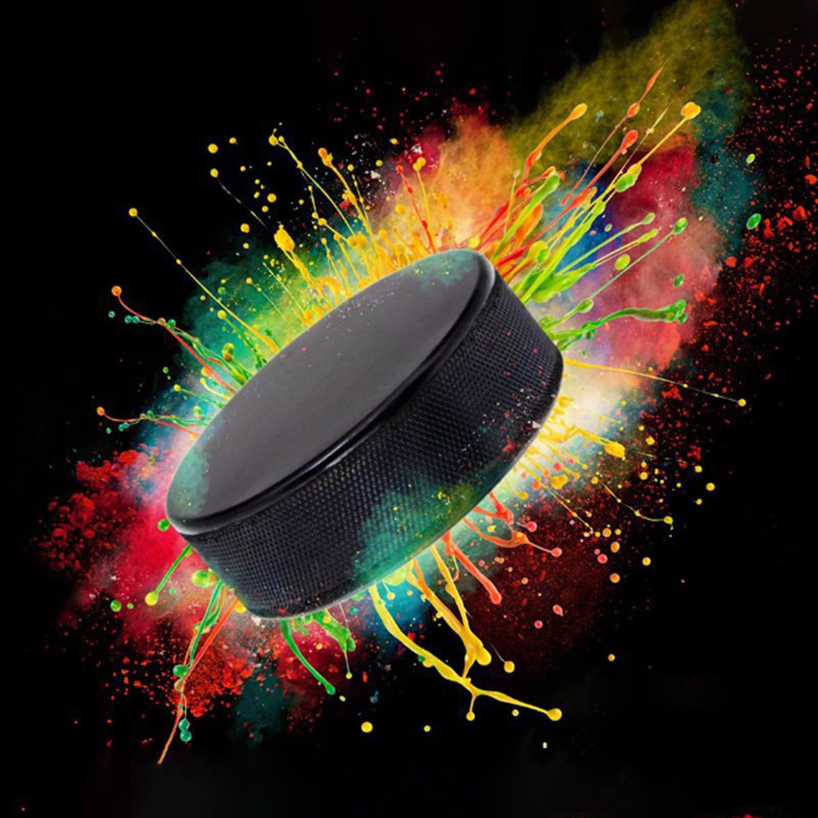 Générique Pucks de Hockey Personnalisée avec Photo et Nom – Palet en Caoutchouc, Taille et Poids Officiels – Cadeau Hockey Idéal pour Entraîneur, Joueur – Qualité Compétition pour Jeu et Déco