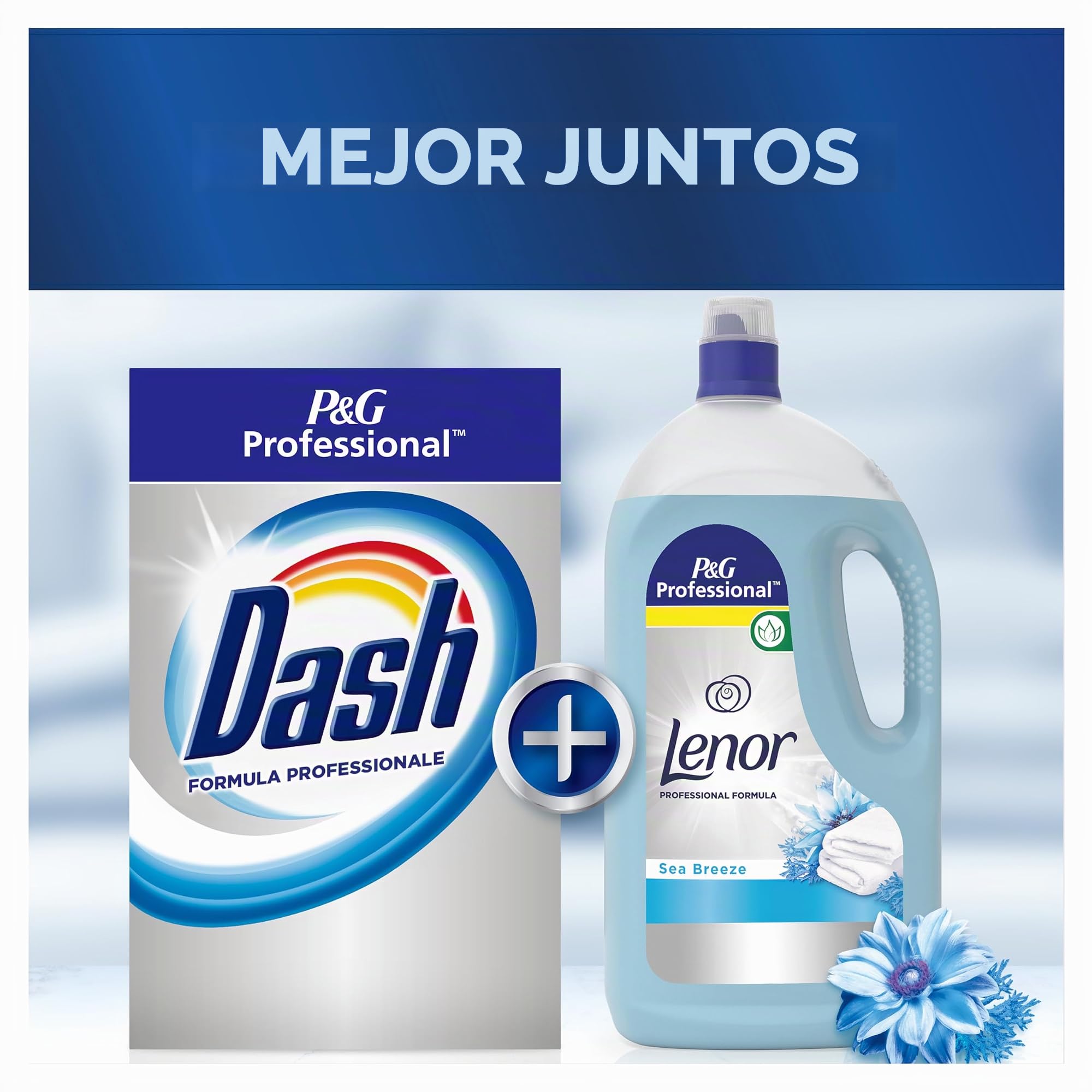Dash Professional Detergente para lavadora en polvo, 150 lavados, 7,5 kg, fórmula profesional, limpia profunda, da suavidad a las prendas del primer lavado, con fragancia fresca, para uso profesional