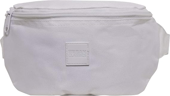 Urban Classics Unisex's Hip Bag, One Size, White, one size