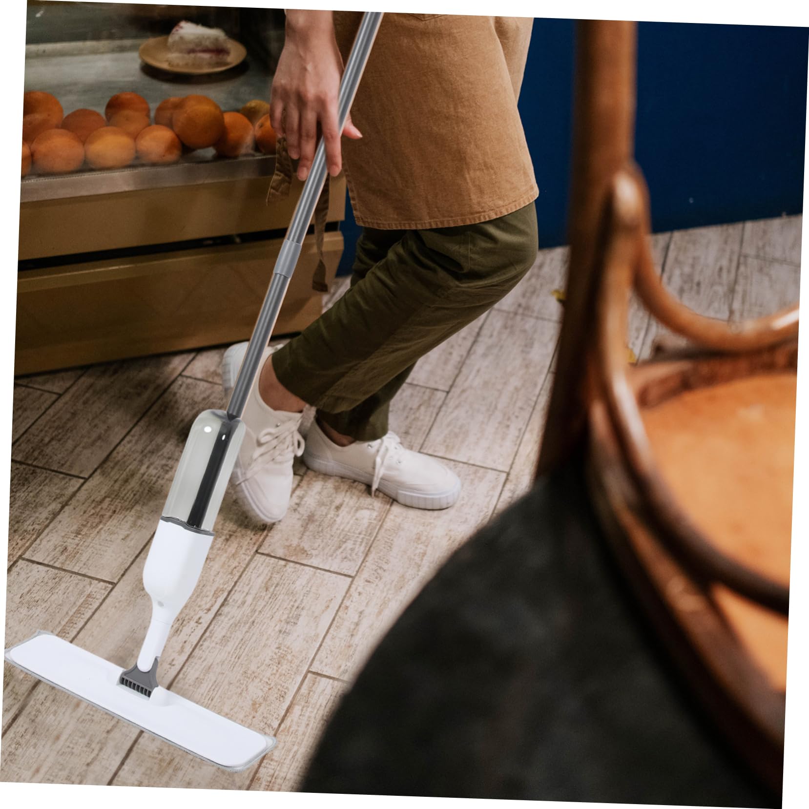 Spray Mop Lavapavimenti in Microfibra, 350ml, Bianco