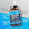 Magnesium Citrate 1480mg - 180 Vegan Capsules not Tablets - Providing 444mg Elemental Magnesium - 3 Month Supply - High Strength Supplements - Made in The UK by Howard & James
