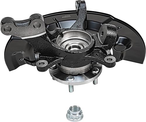 Miniatura 6 de Detroit Axle - 2 nudillos de dirección delanteros para Toyota Camry L LE XLE, 2 nudillos de dirección y cojinete de cubo de rueda de repuesto 2012