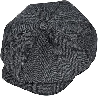 jerague Wool Newsboy Cap for Men Women
