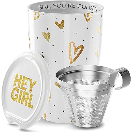 Hey Girl Tea Infuser Mug - 12 oz