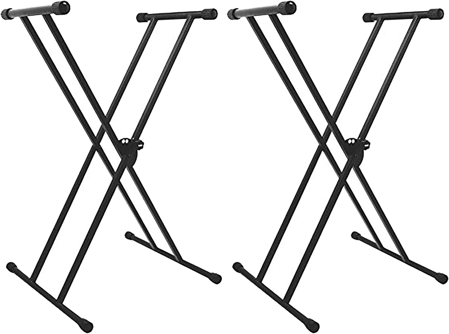 On-Stage Stands KS7191 Classic Double-X Keyboard Stand 2 Pack Bundle