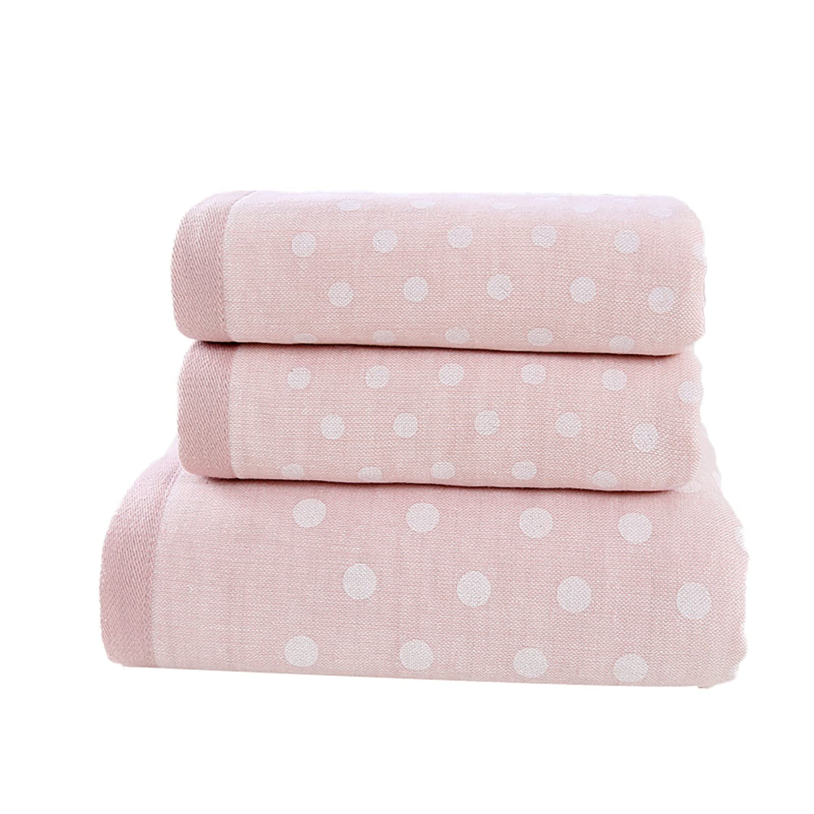 Serviette de bain rose coton absorbante gant de toilette