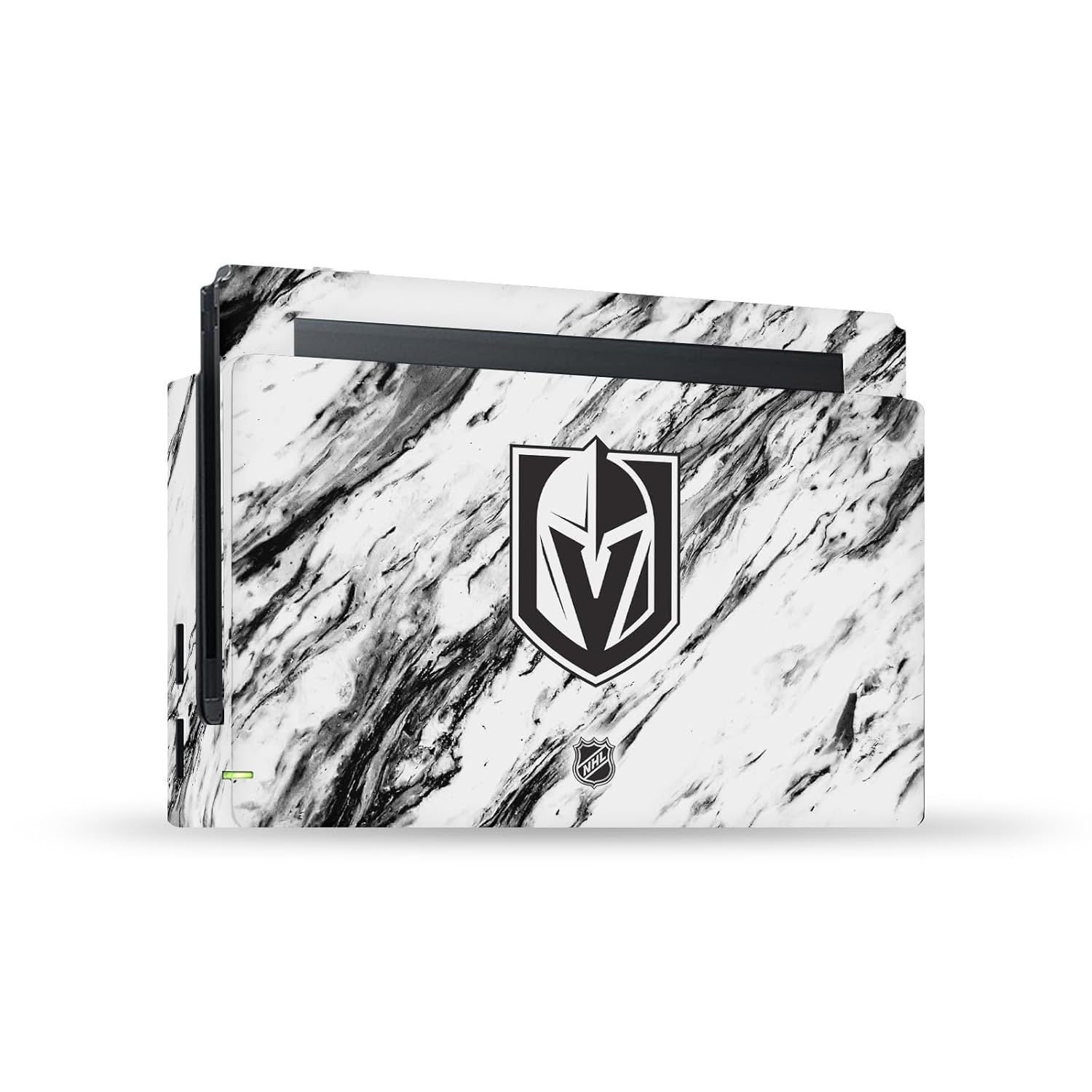 Head Case Designs Officially Licensed NHL Marble Vegas Golden Knights Vinyl Sticker Gaming Skin Decal Cover Compatible With Nintendo Switch Console & Dock
