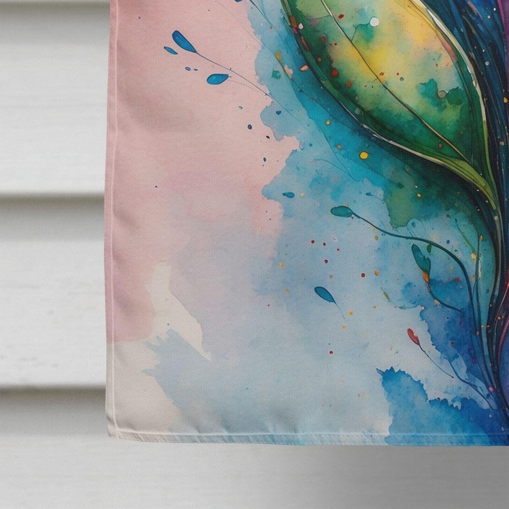 Caroline's Treasures Seeds of Equality Pride House Flag Large Porch Sleeve Pole Decorative Outside Yard Banner Artwork Wall Hanging, Polyester, House Size, Multicolor