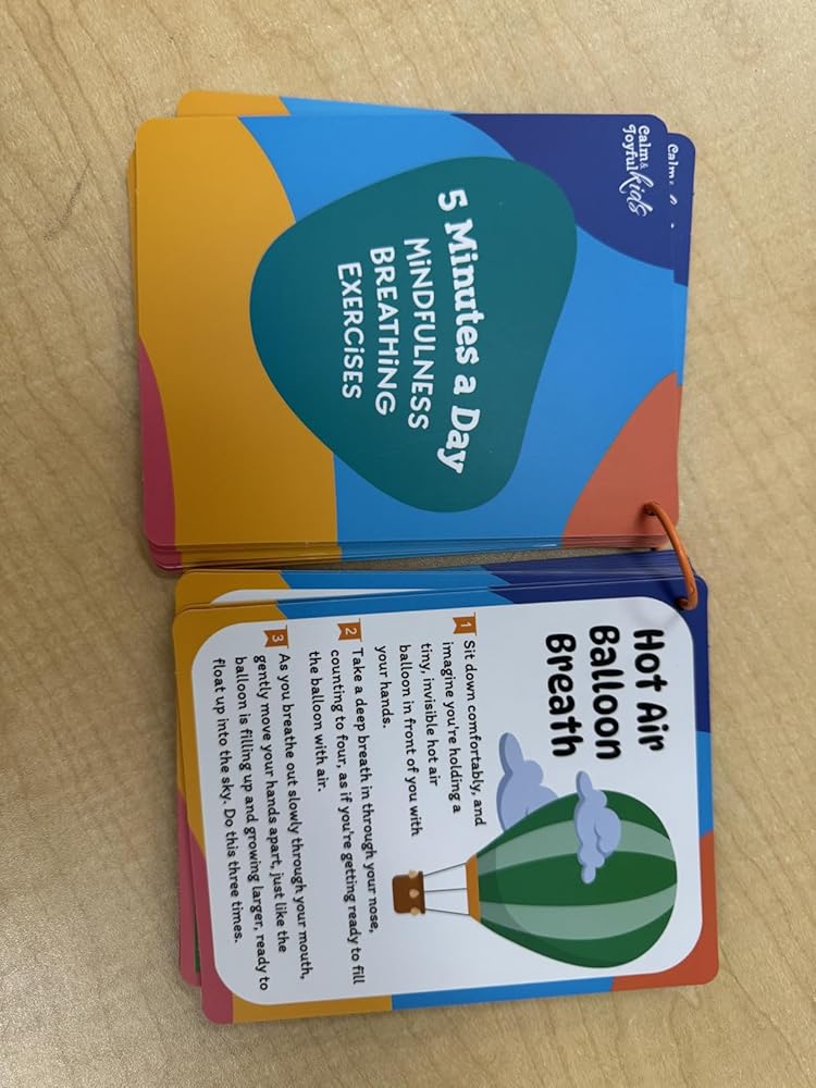 5 Minutes a Day Breathing Cards for Kids