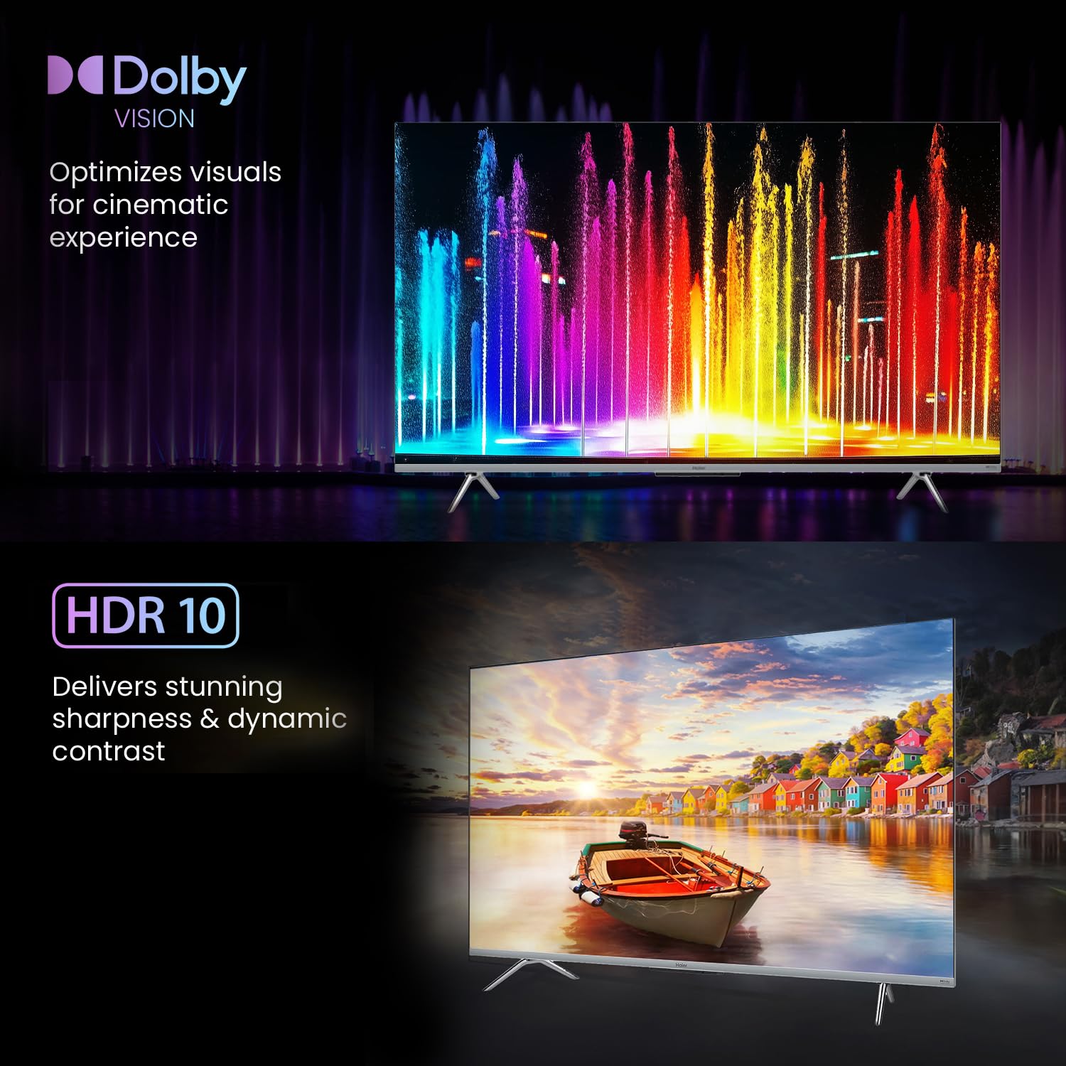 Haier 55" 4K Smart TV - Stunning Picture Quality -8