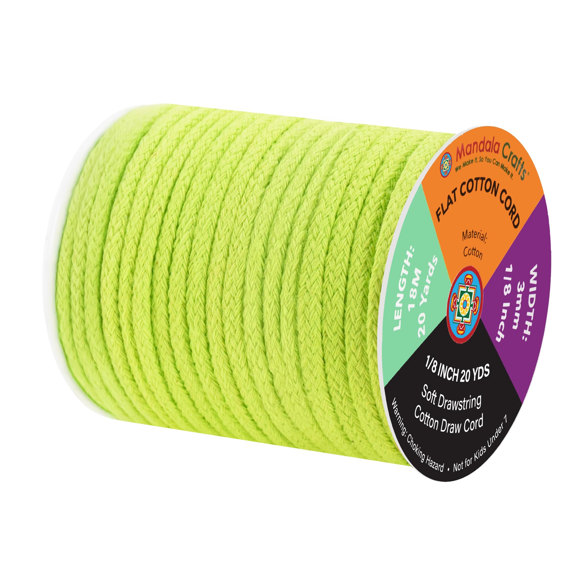 Mandala Crafts Flat Drawstring Cord Drawstring Replacement, Soft Drawstring Cotton Draw Cord Hoodie Sweatpants Drawcord Replacement