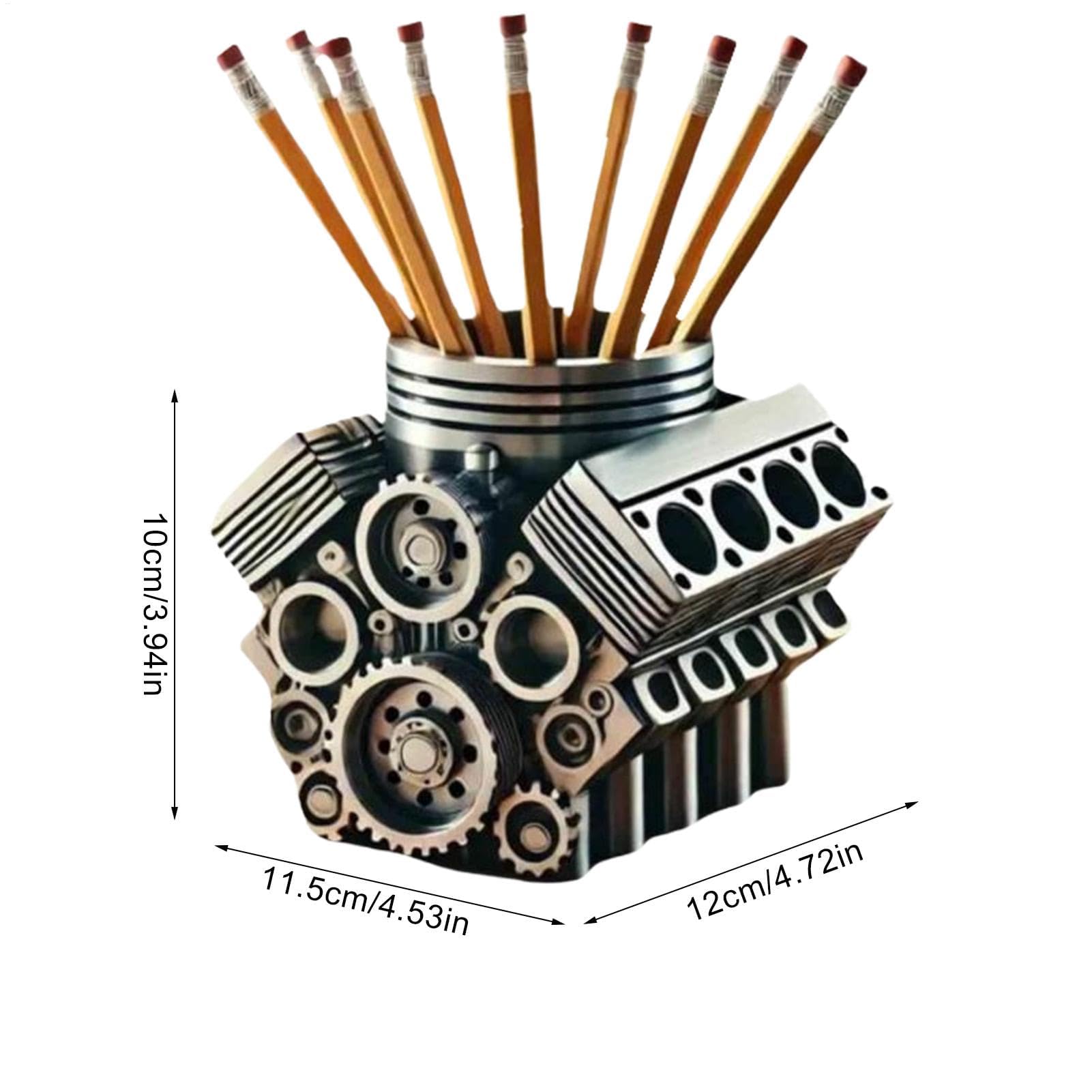 Pencil Holder Stylish Pen Organizer for Mechanical Enthusiasts
