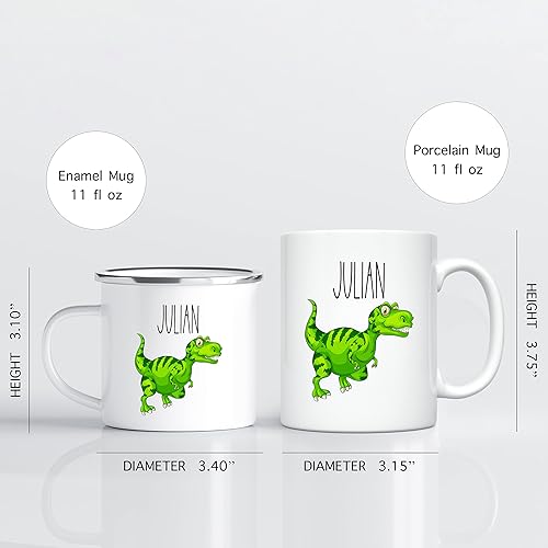 Miniatura 3 de HomeBee Taza personalizada para niños niñas chocolate caliente cacao café y leche regalos de fiesta de cumpleaños con nombre personalizado taza de