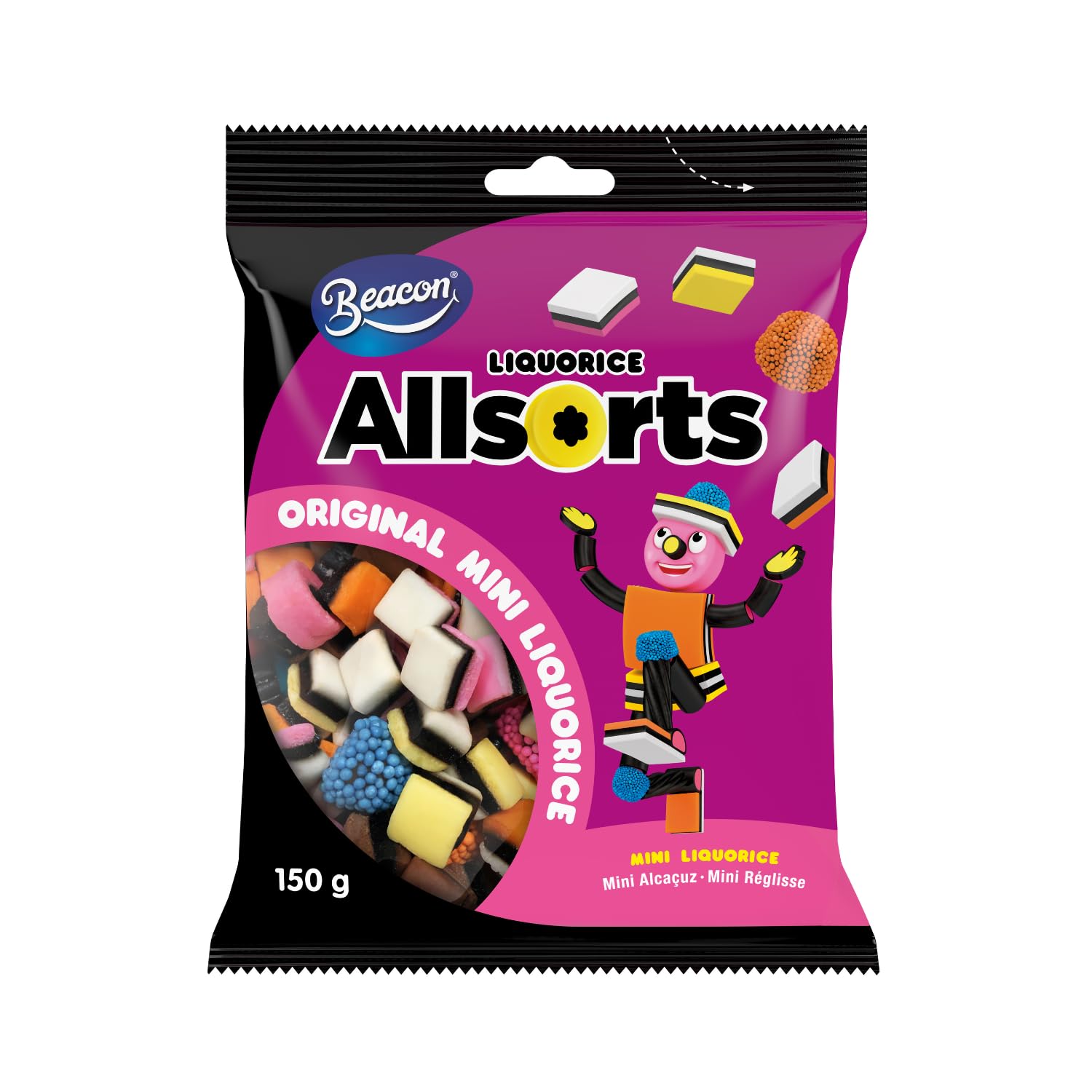 Beacon Liquorice Allsorts Mini 150g