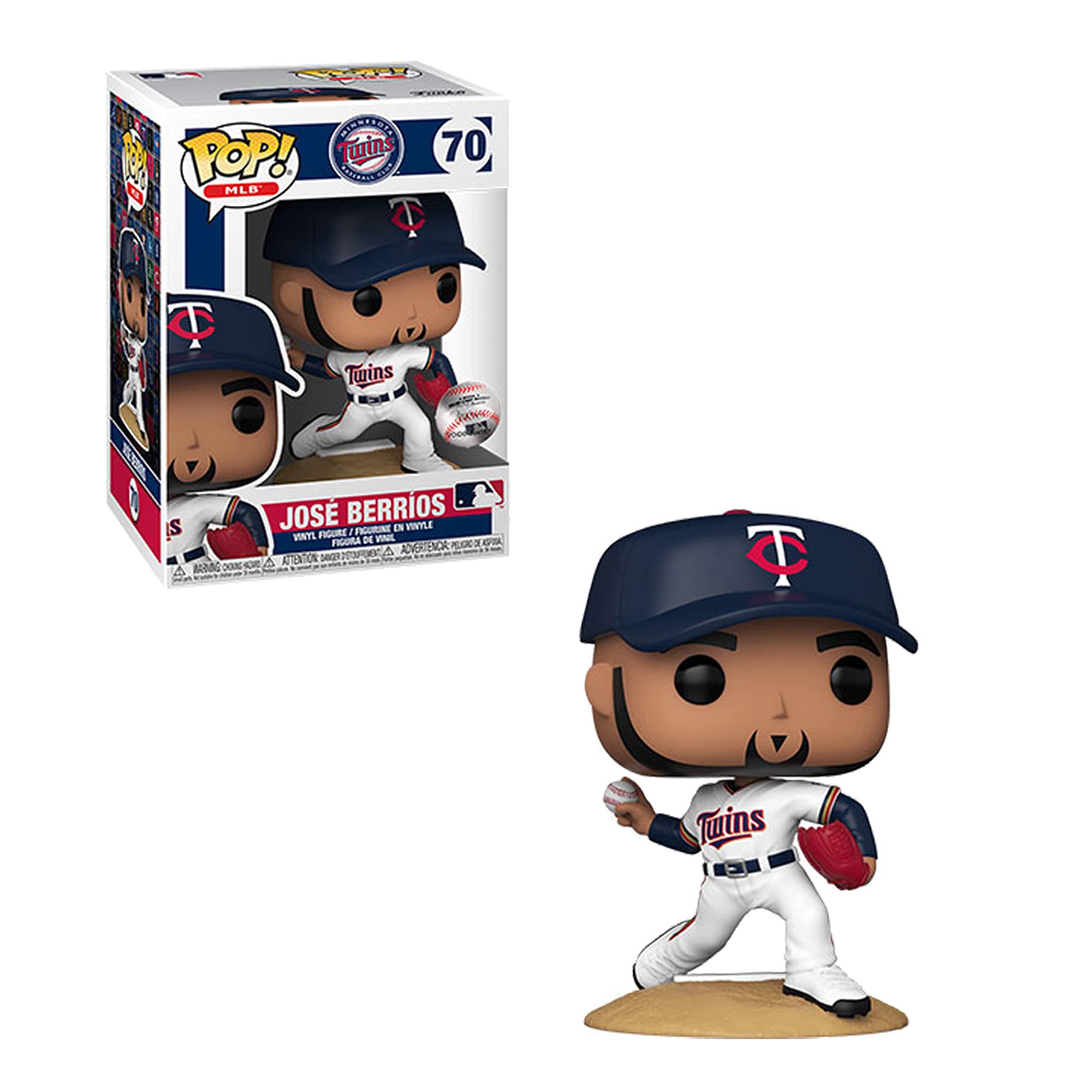 Funko Pop! MLB: Twins - Jose Berrios - José Berríos - (Home Uniform) - Figurine en Vinyle à Collectionner - Idée de Cadeau - Produits Officiels - Jouets pour Les Enfants et Adultes - Sports Fans