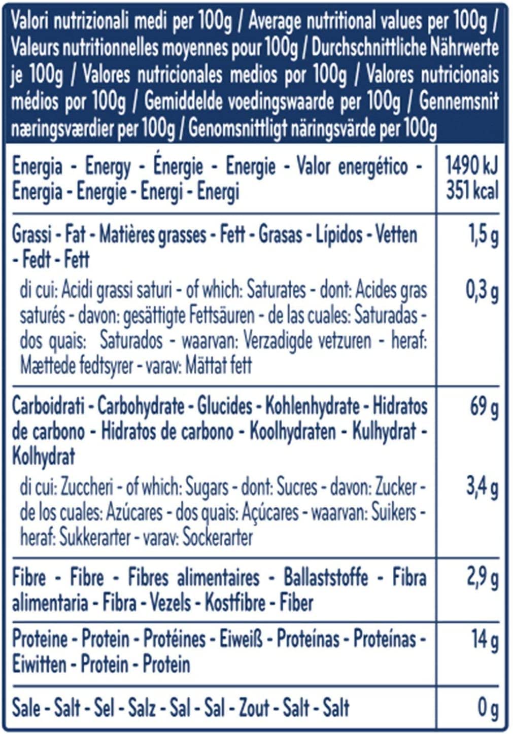 Italian Gourmet Farfalle Pasta di Semola Hartweizen Nudeln 8 x 3kg | Formati italiani per sughi cremosi, al dente, aus Hartweizengrieß, Gesamtnettogewicht 24 kg + Kostenlos Polpa 400g