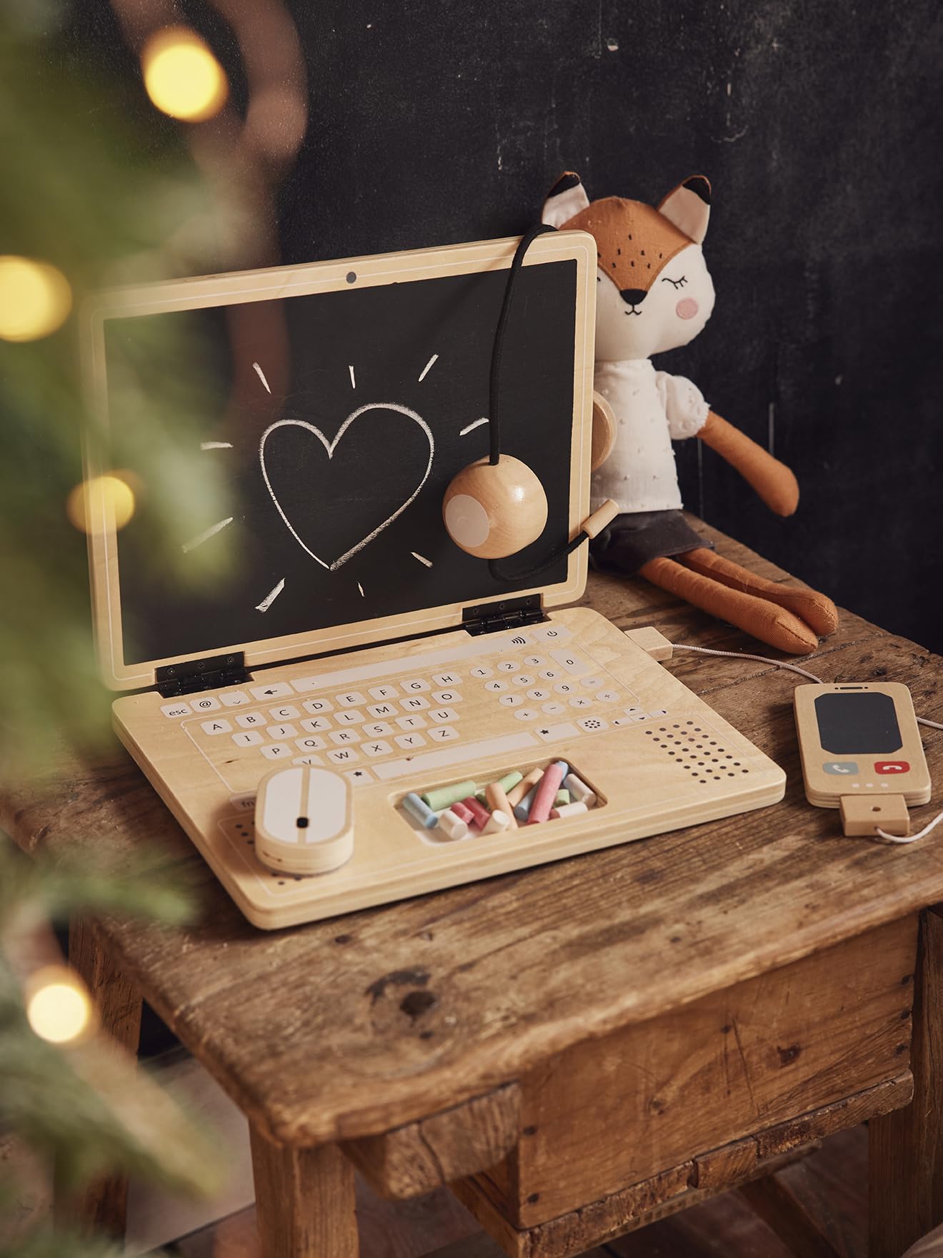 VERTBAUDET Poste de télétravail en Bois Multicolore TU
