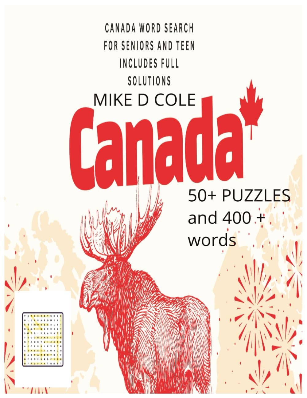 CANADA WORD SEARCH FOR SENIORS AND TEENS