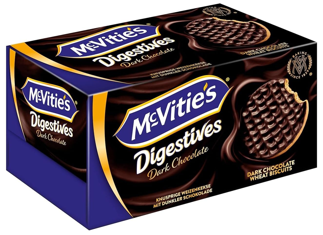 McVitie's Digestives Dark Chocolate Wheat Biscuits, Balance Of Sweet and Savory Flavors, and are Ideal For Dunking in Tea 200g, (Product Of UK) From DECADENT FOODS-image-9
