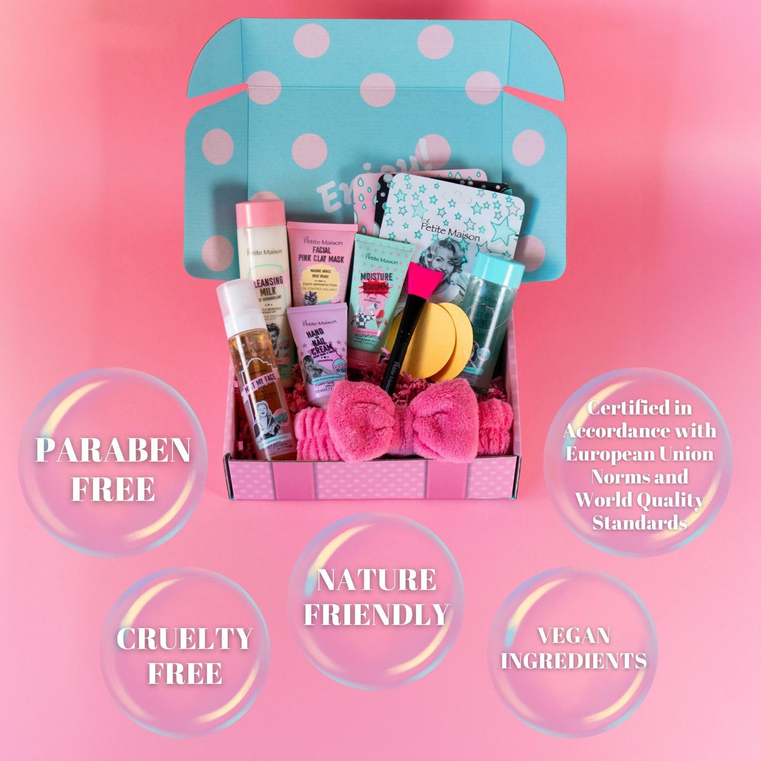 Set de regalo de 13 piezas para adolescentes y mujeres, productos para el cuidado de la piel en elegante caja de regalo, gran regalo de cumpleaños y facial 5
